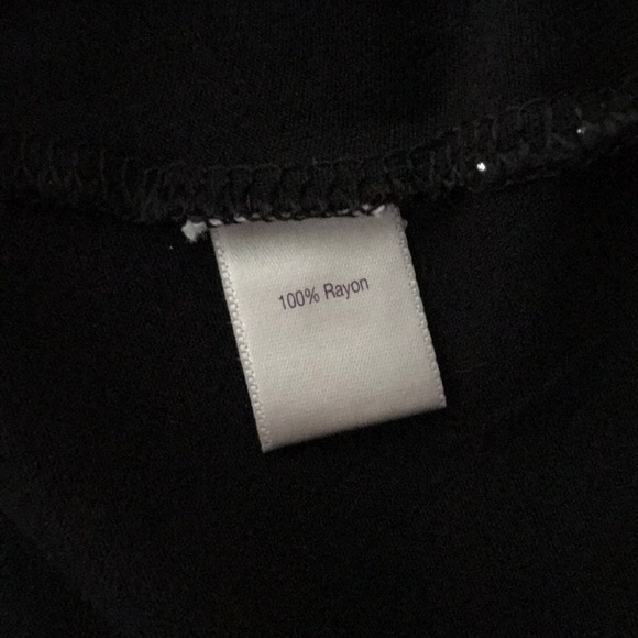 JENNIFER LOPEZ BLACK SHIMMER MEDIUM BLOUSE - Picture 8 of 8